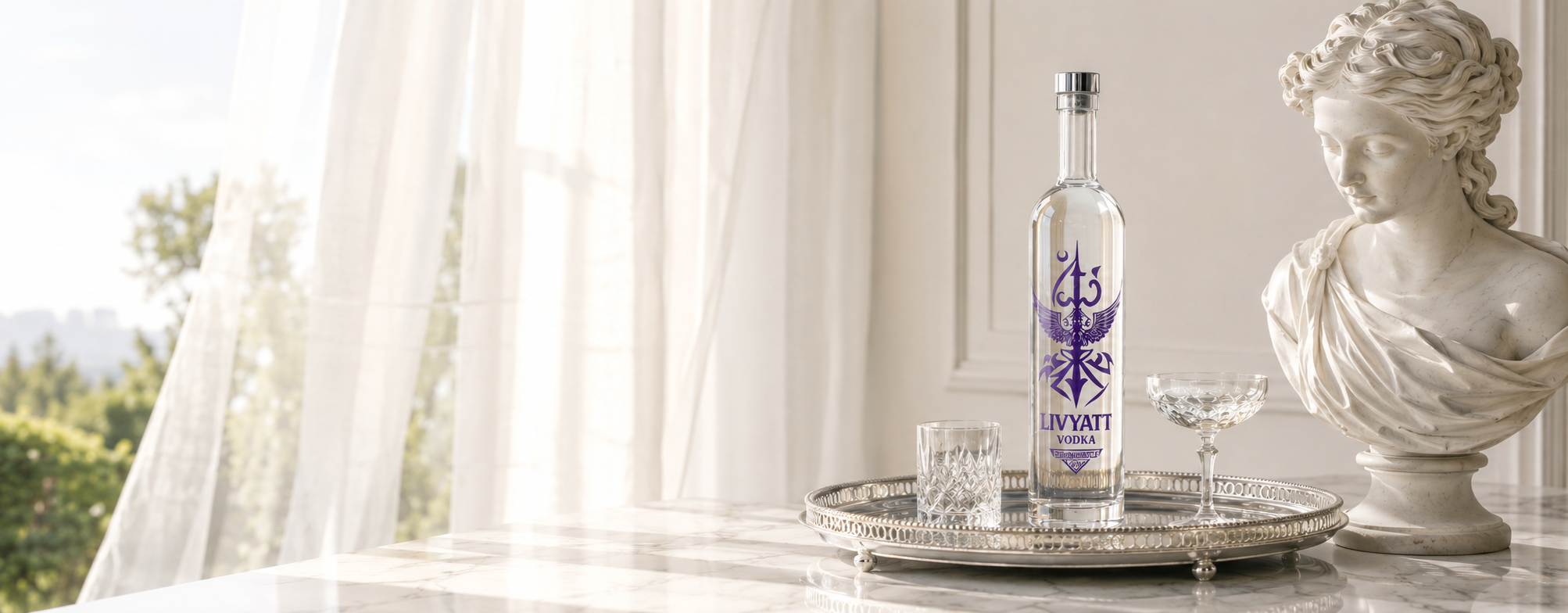 Livyatt bottle in a daylight estate interior